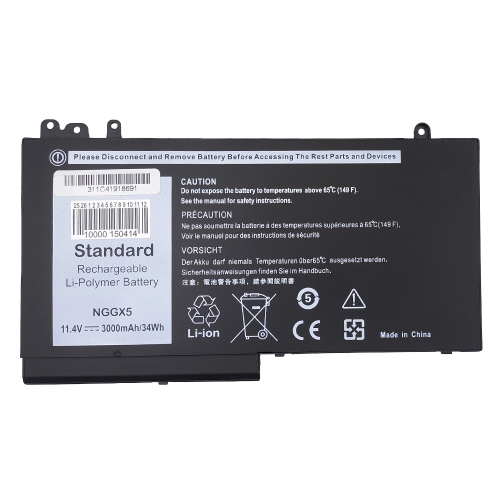 Bateria para Dell NGGX5 E5270 E5470 E5570 Jy8d6 34wh