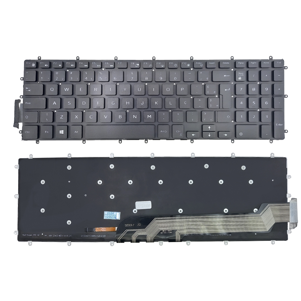 Teclado para Dell Inspiron G3-3579 G3-3779 G5-5587 G7-7588 C/Backlight