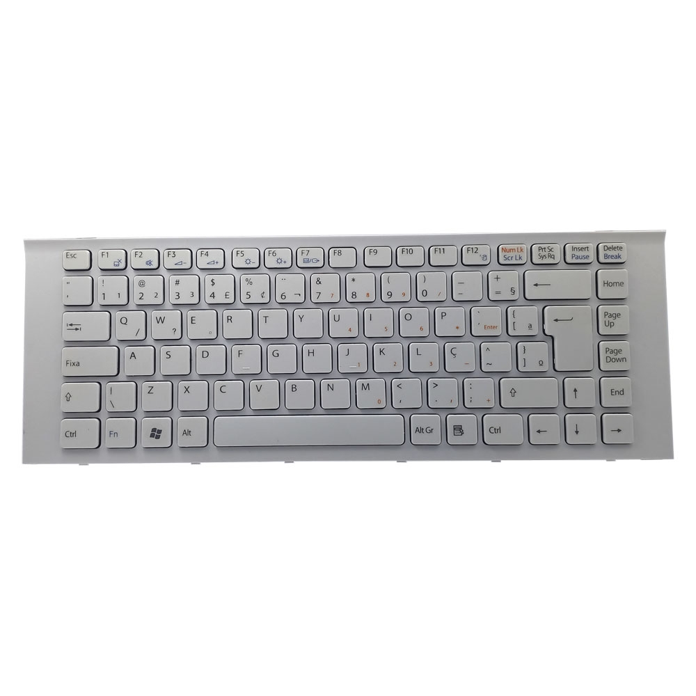 Teclado para Sony Vaio Vpc-eg Pcg-61a11x Com Moldura