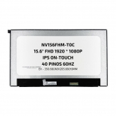 Tela 15.6 40p Full HD IPS Touch conector alto NV156FHM-T0C