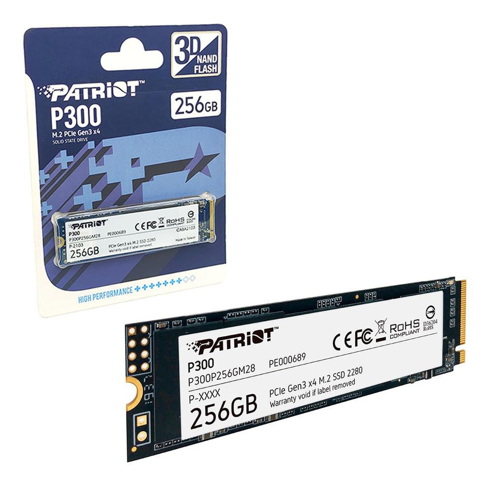 SSD Patriot 256Gb P300 M.2 PCIe Gen3x4