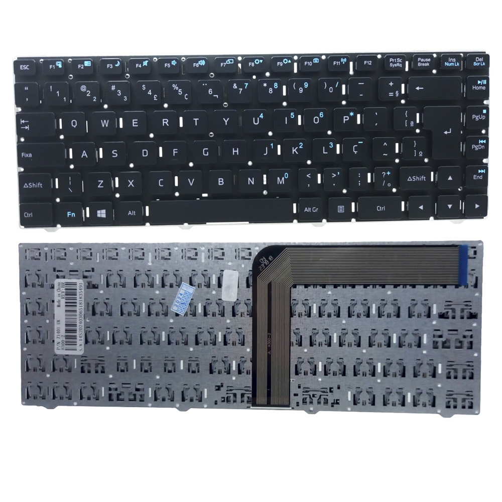 Teclado para Positivo Xci7660 Xr3500 Xr3520 Xr3525 Wifi F11