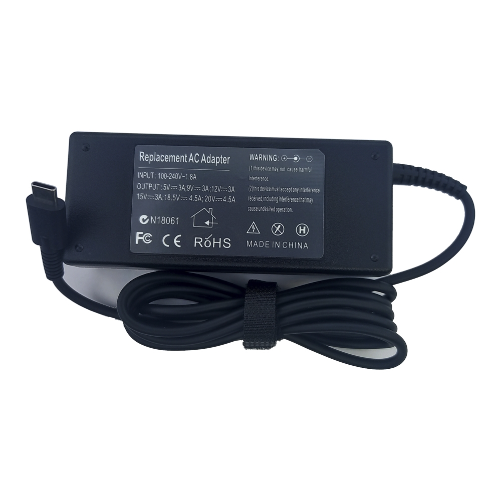 Fonte para Lenovo 5v3A 9v3A 12v3A 15v 4.5A 18.5v 3A 20v 4.5A 90w