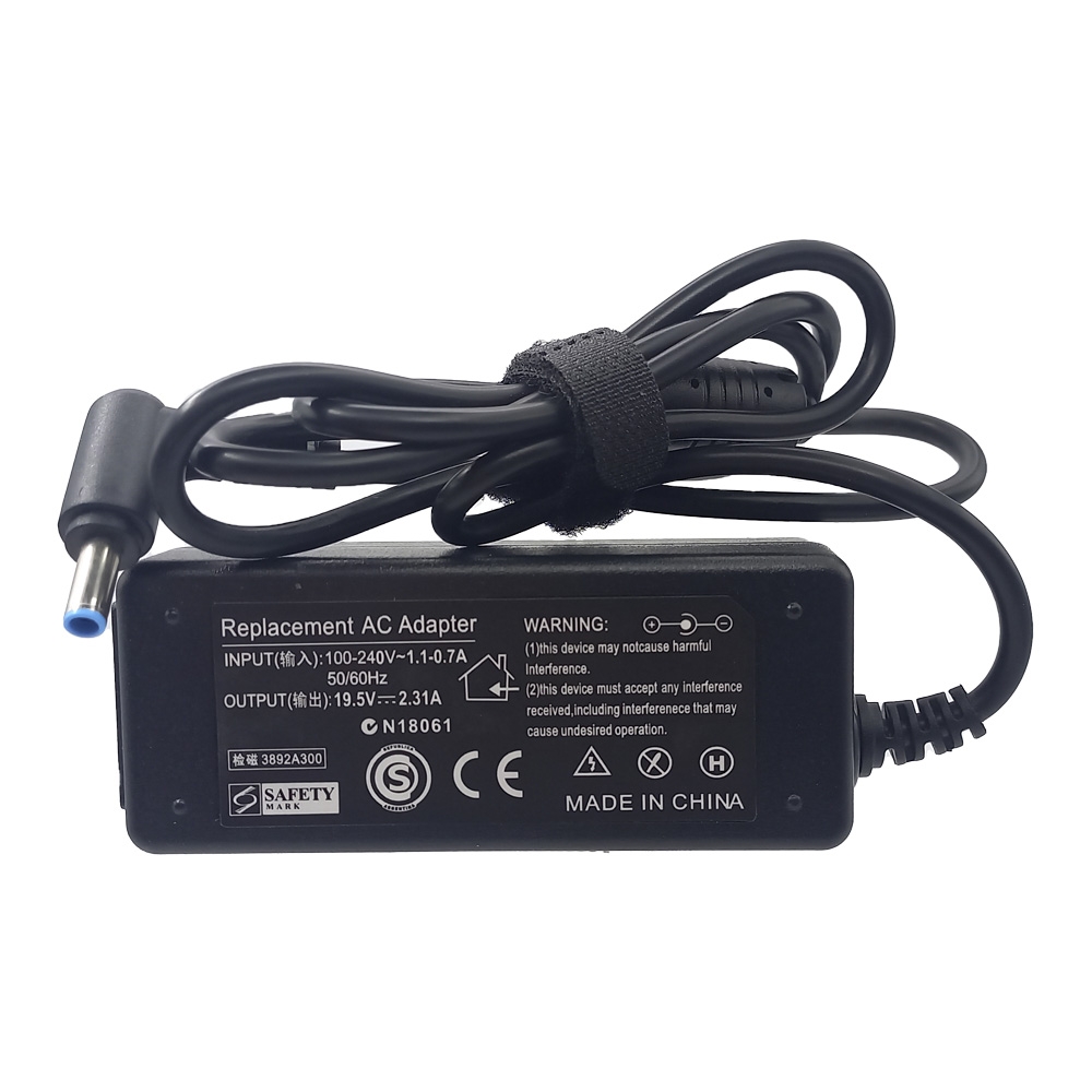 Fonte para Dell 19.5v 2.31A plug 4.5mm x 3.0mm Azul
