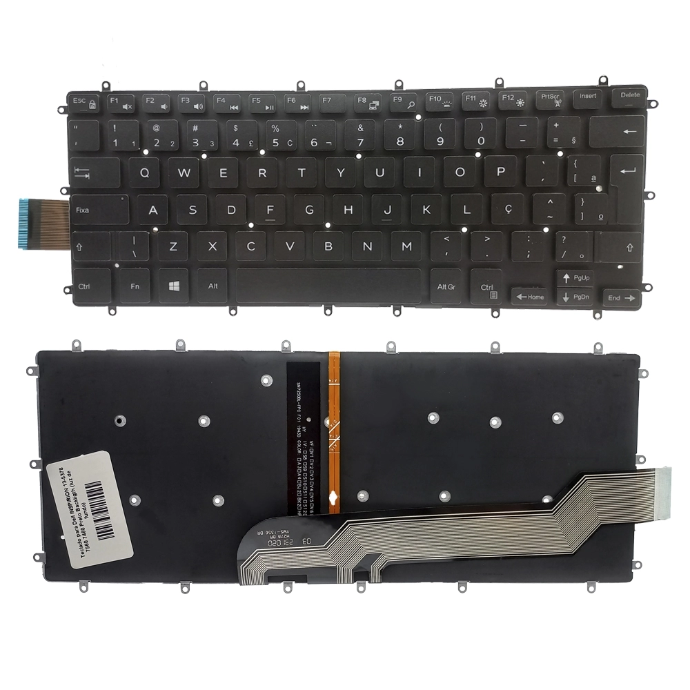 Teclado para Dell Insp 3490 I14-7472-a10s 13-5378 Back light