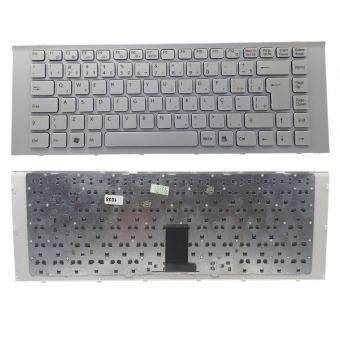 Teclado para Sony Vaio Vpc-eg Pcg-61a11x Com Moldura