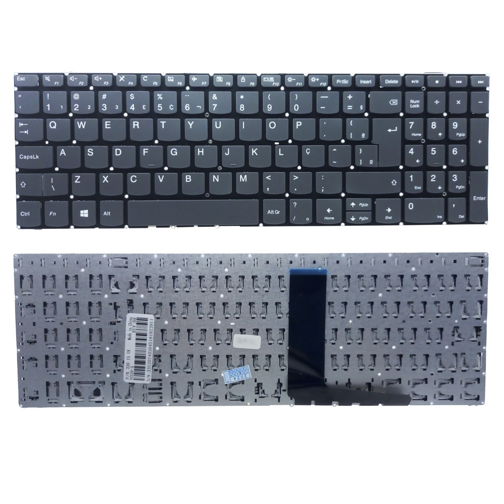 Teclado para Lenovo Ideapad S145-15iwl 320-15ikb 81s90005br