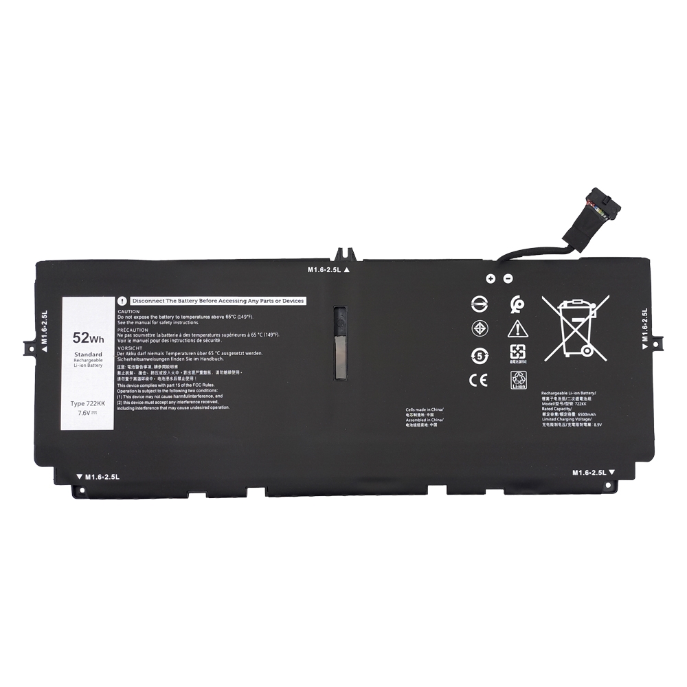 Bateria para Dell Xps 722kk 13 9300 9310 52wh 0fp86v