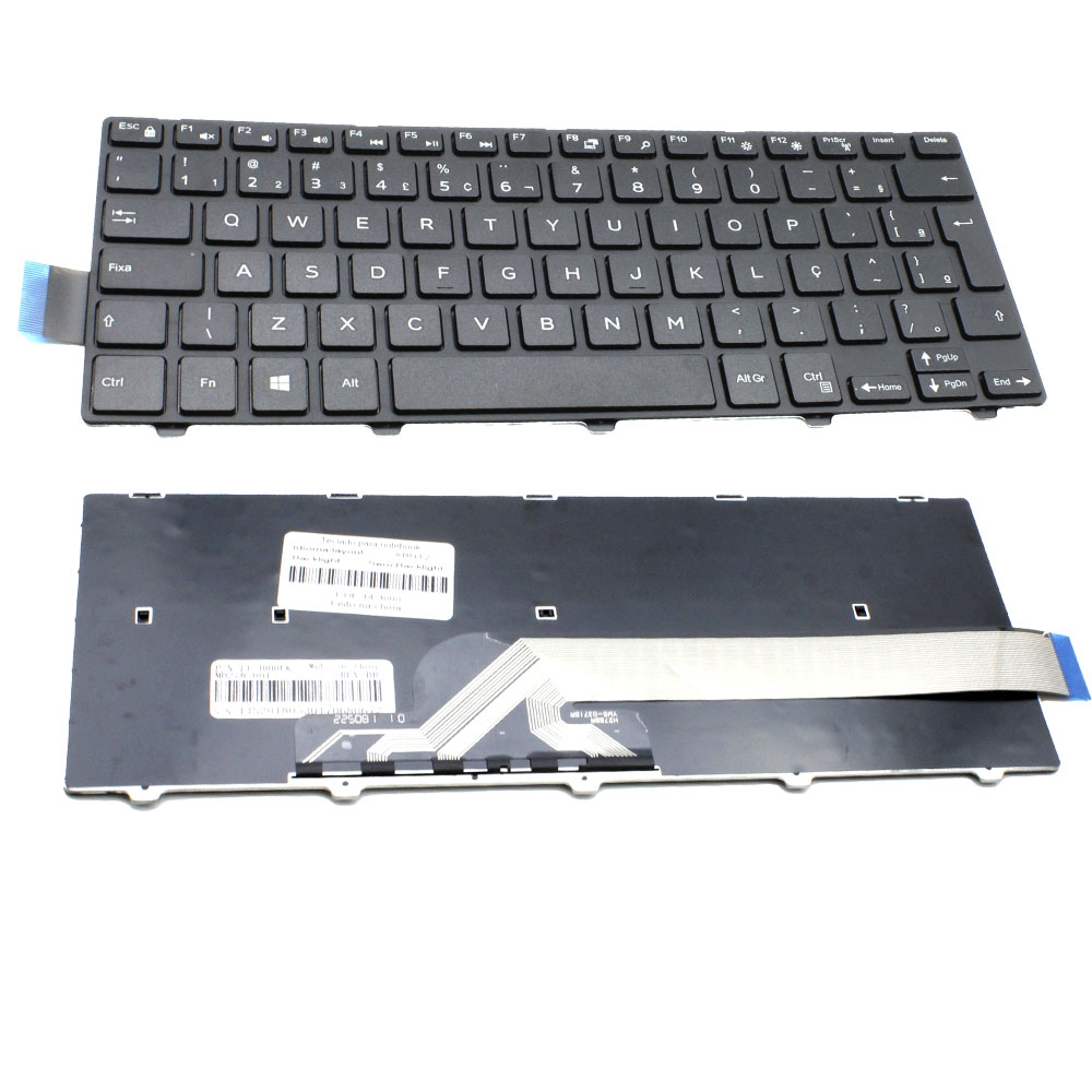 Teclado para Dell Inspiron 14-3442 PK1313P2A32 Nsk-lq0sc 1b