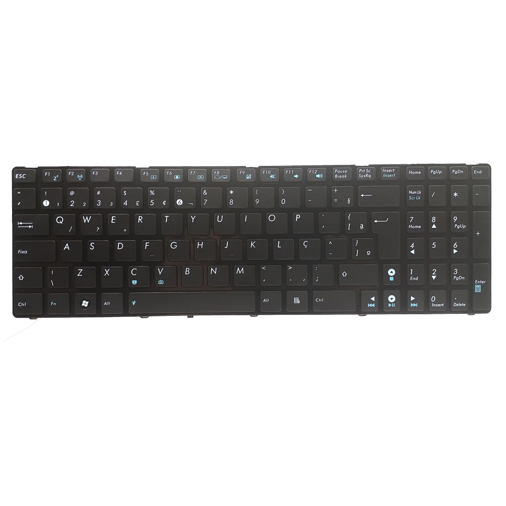 Teclado para Asus X52 X53 K52 K53 K72 K73 Ul50 X64 X72 N61 A53