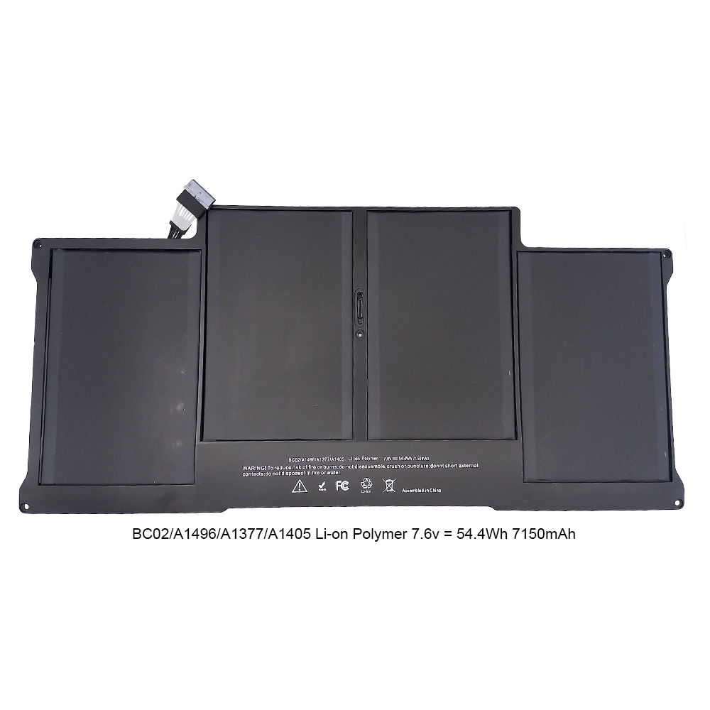 Bateria para Apple A1466 A1496 A1377 7.6V 7150mAh 54.4Wh